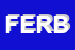 logo della FONDAZIONE EUROPEA DI RICERCA BIOMEDICA FERB ONLUS